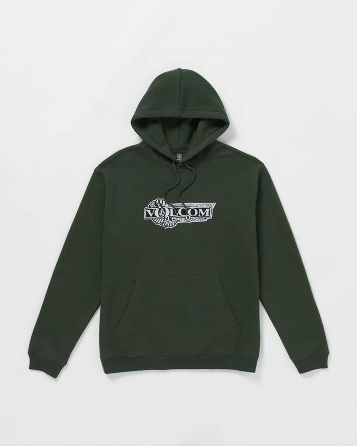 Volstoned Pullover Hoodie 8211 Dark Forest Mens Volcom Hoodies