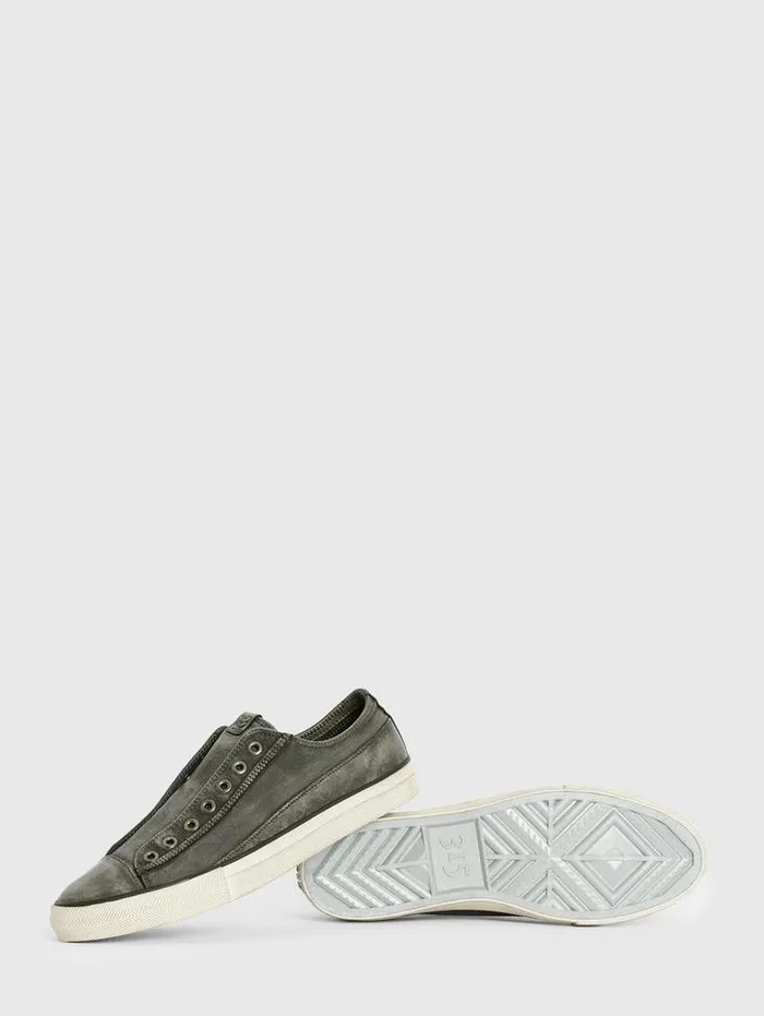 VULC LACELESS LOW TOP 8211 CANVAS Black Men John Varvatos Sneakers