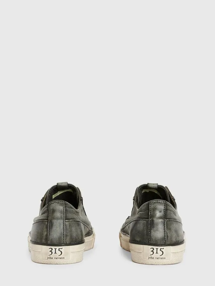 VULC LACELESS LOW TOP 8211 CANVAS Black Men John Varvatos Sneakers