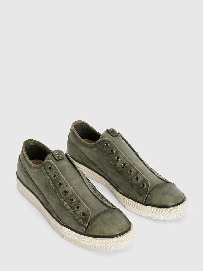 VULC LACELESS LOW TOP 8211 CANVAS Greyblk Prn Men John Varvatos Sneakers