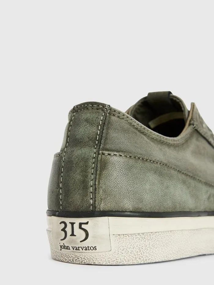 VULC LACELESS LOW TOP 8211 CANVAS Greyblk Prn Men John Varvatos Sneakers
