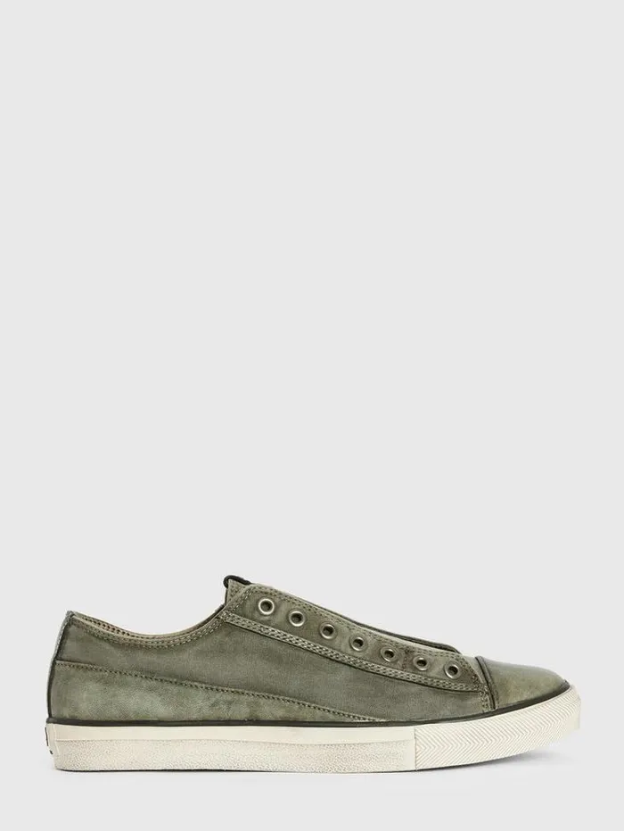 VULC LACELESS LOW TOP 8211 CANVAS Greyblk Prn Men John Varvatos Sneakers