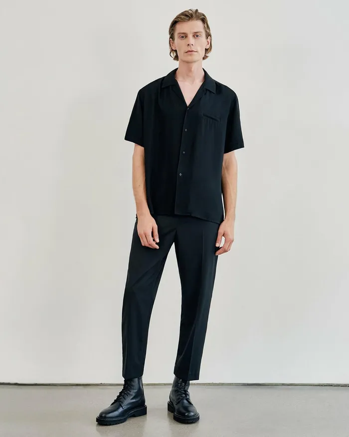 WALKER PANT Black Men Nili Lotan Pants and Shorts