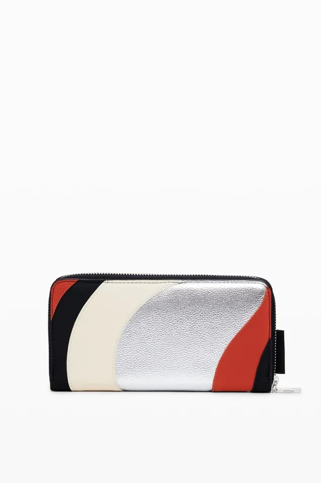 Wallets Women Desigual S Wallet With Waves Materialfinishes