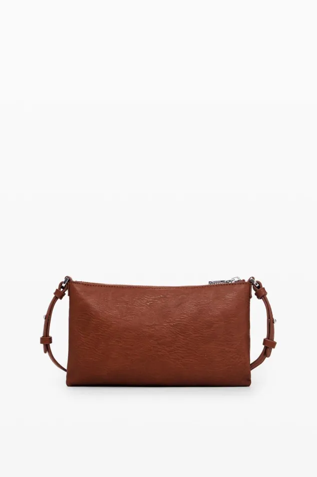 Wallets Women Desigual Twopocket Zip Wallet Brown