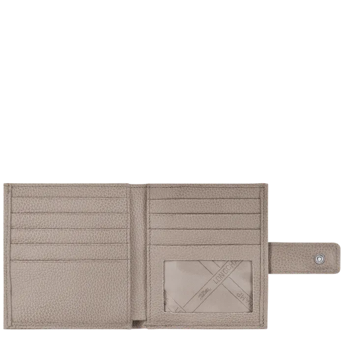 Wallets Women Le Foulonn Compact wallet TurtledoveTurtledoveTurtledove Longchamp