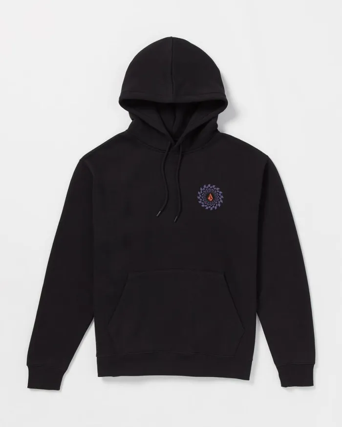 Watanite Pullover Hoodie 8211 Black Mens Volcom Hoodies and Sweatshirts
