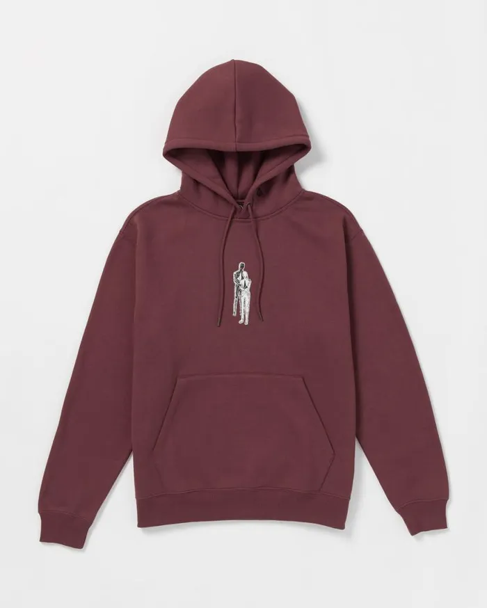 Watanite Pullover Hoodie 8211 Merlot Mens Volcom Hoodies