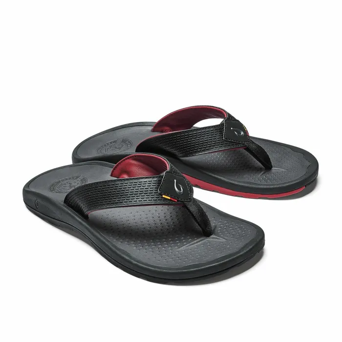 WaterFriendly Men Olukai Imaka WaterReady Beach Sandals 8211 Black