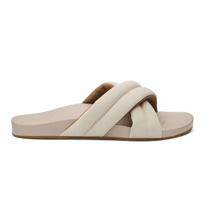 WaterFriendly Women Olukai Hila Beach Slide Sandals 8211 Cloudy