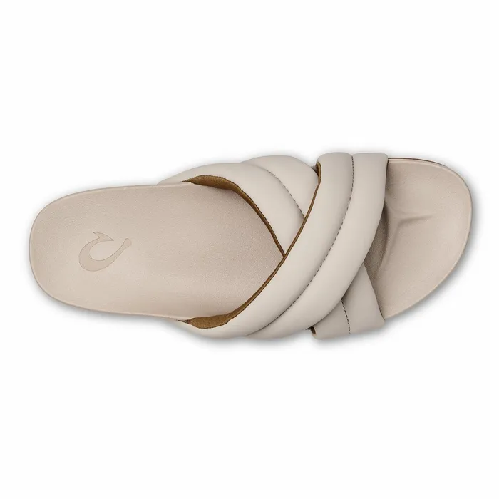 WaterFriendly Women Olukai Hila Beach Slide Sandals 8211 Cloudy