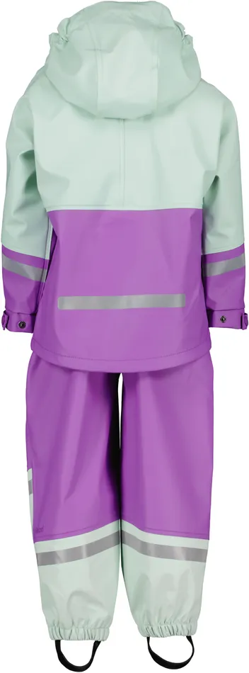 Waterman Kids039 Set Galon Pale Mint Kids Didriksons Unlined Rain Set