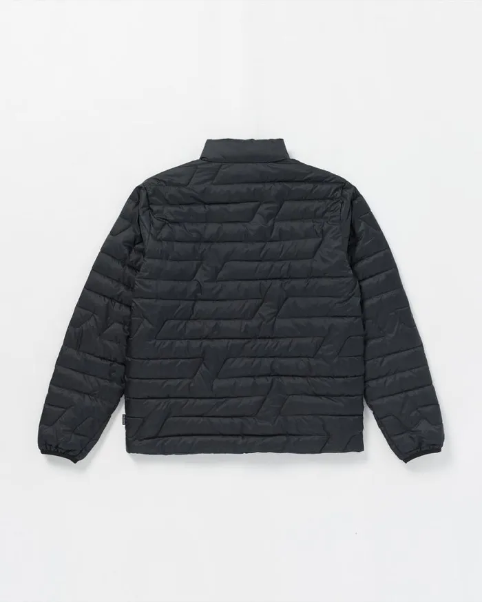 Weestone Puff Jacket 8211 Black Mens Volcom Jackets and Vests