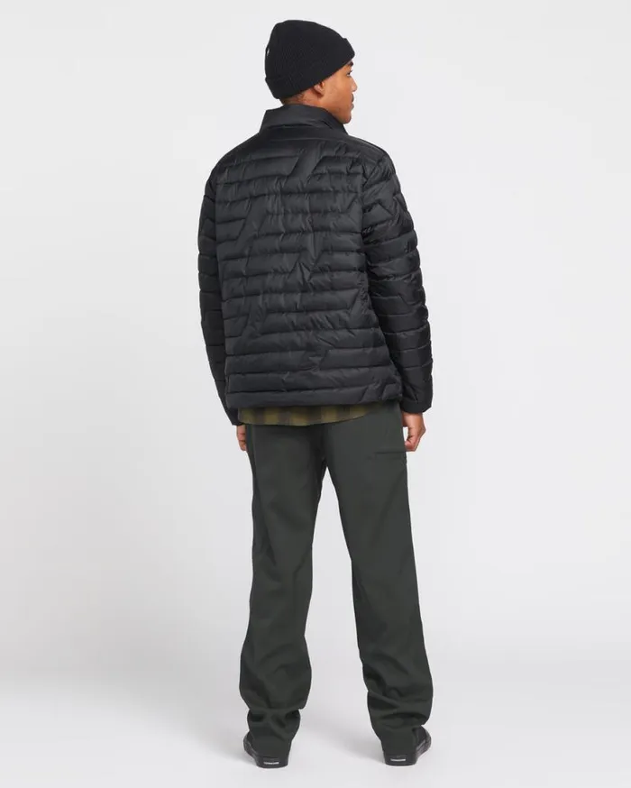 Weestone Puff Jacket 8211 Black Mens Volcom Jackets and Vests