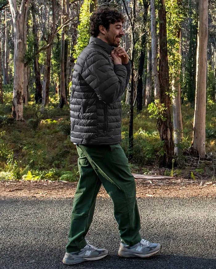 Weestone Puff Jacket 8211 Black Mens Volcom Jackets and Vests