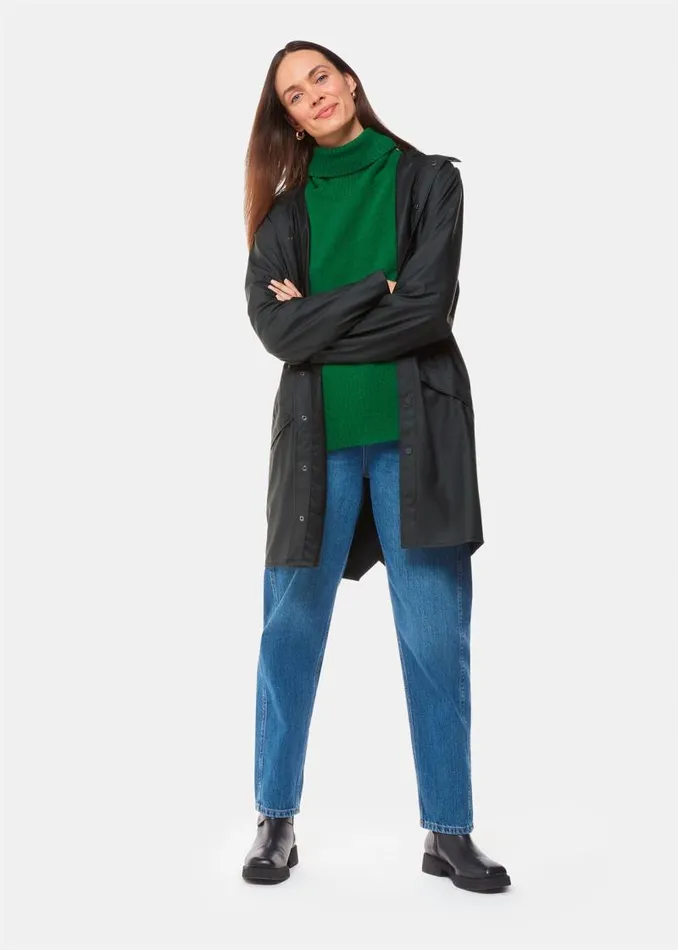 Whistles Coats and Jackets Black Rains Long Jacket 8211 Women