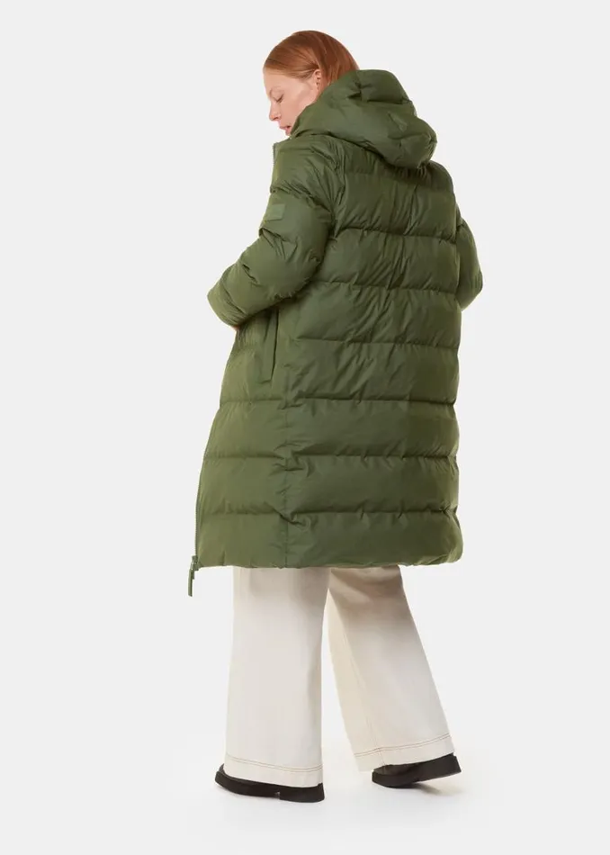 Whistles Coats and Jackets Dark Green Rains Alta Longer Puffer 8211 Women