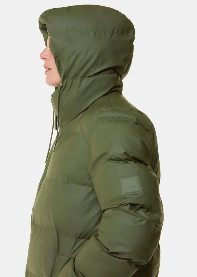 Whistles Coats and Jackets Dark Green Rains Alta Longer Puffer 8211 Women