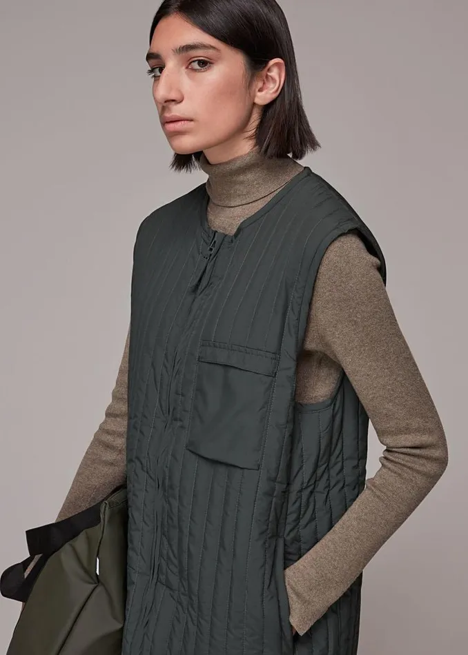 Whistles Coats and Jackets Grey Rains Liner Vest 8211 Women