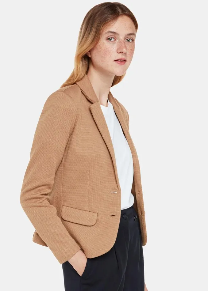Whistles Coats and Jackets Neutral Slim Jersey Jacket 8211 Women