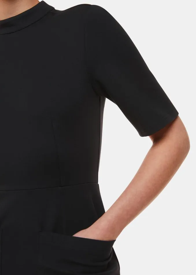 Whistles Dresses Black Alma Ponte Shift Dress 8211 Women