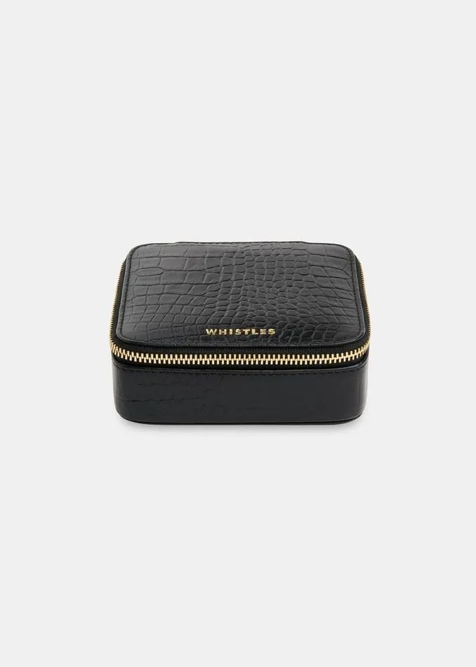 Whistles Leather Black Aelia Jewellery Box 8211 Women
