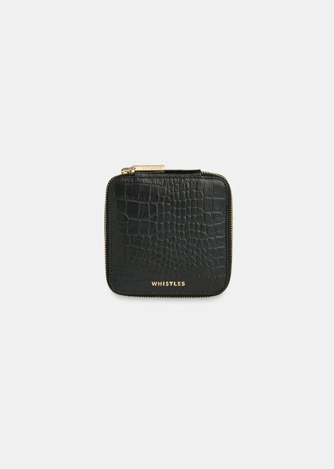 Whistles Leather Black Aelia Jewellery Box 8211 Women