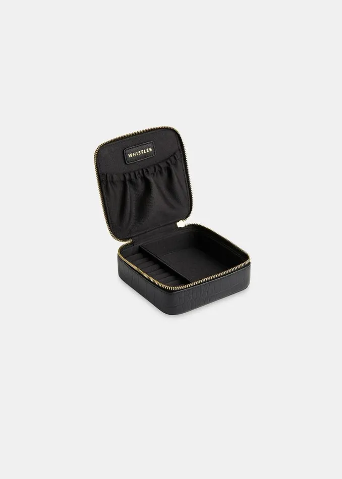 Whistles Leather Black Aelia Jewellery Box 8211 Women