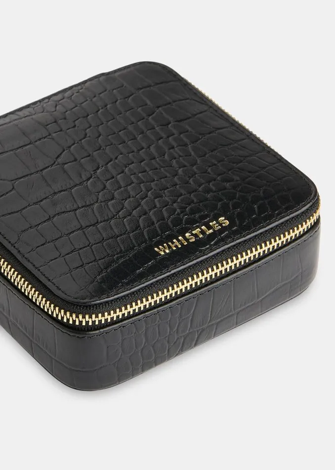 Whistles Leather Black Aelia Jewellery Box 8211 Women