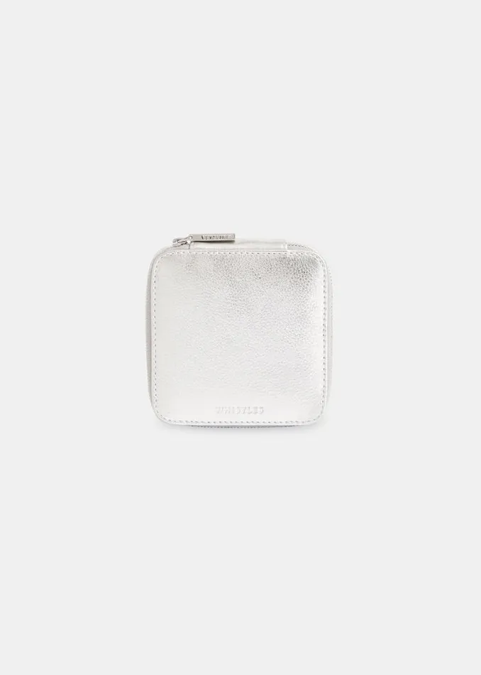 Whistles Leather Silver Aelia Jewellery Box 8211 Women