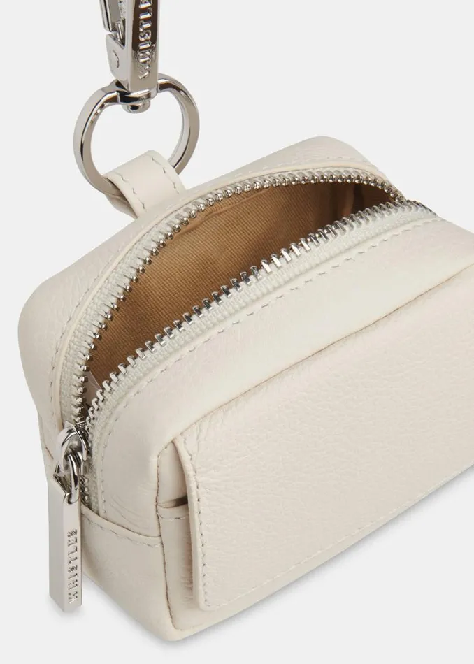 Whistles Leather White Bibi Keyring 8211 Women