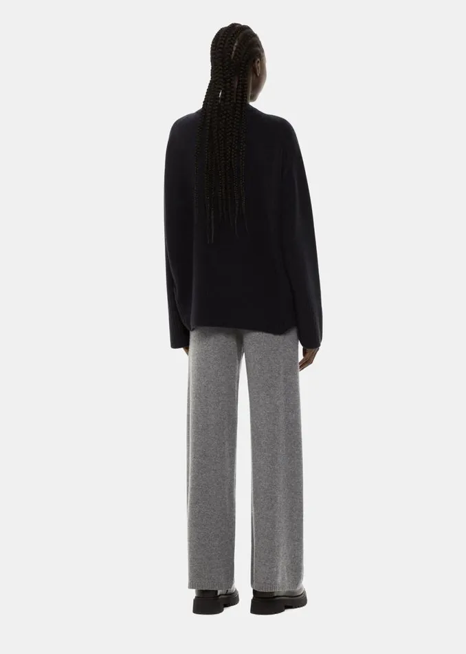 Whistles Pants Grey Cashmere Straight Leg Jogger 8211 Women