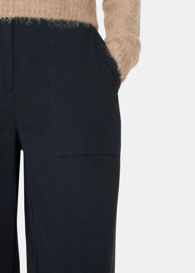 Whistles Pants Washed Black Ruth Relaxed Leg Pants 8211 Women