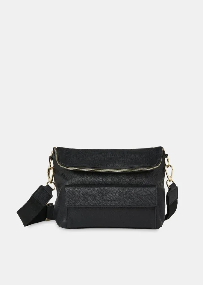 Whistles Shoulder Bags and Tote Bags Black Vida Crossbody Bag 8211 Women