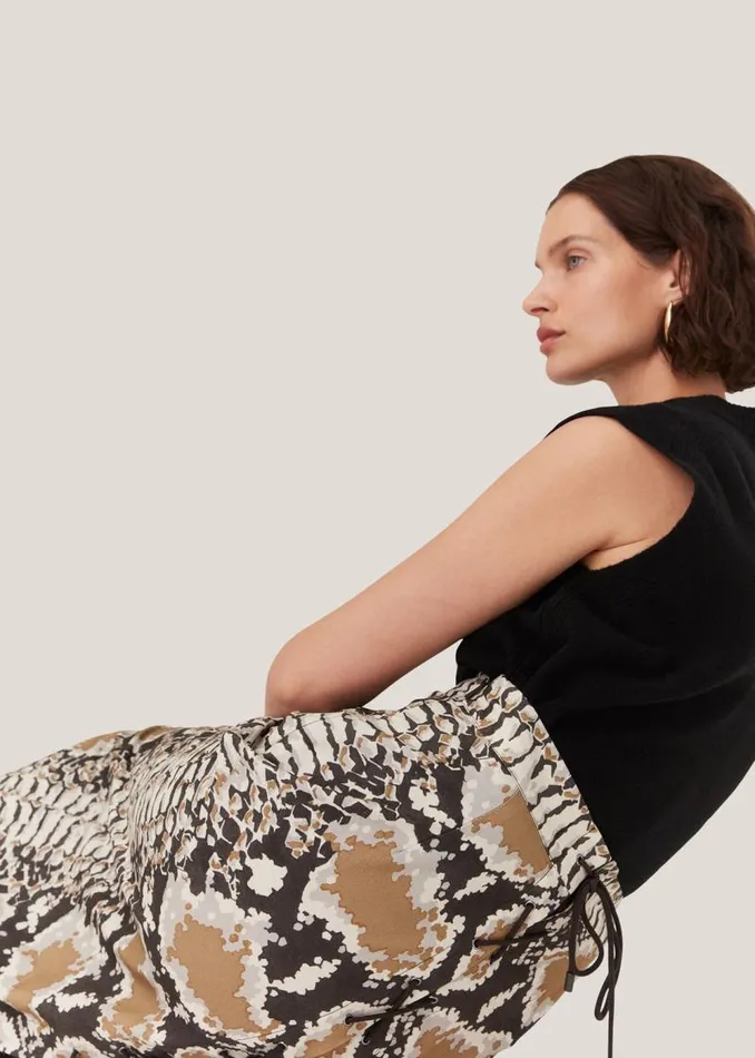 Whistles Skirts Snake Print Snake Print Midi Skirt 8211 Women