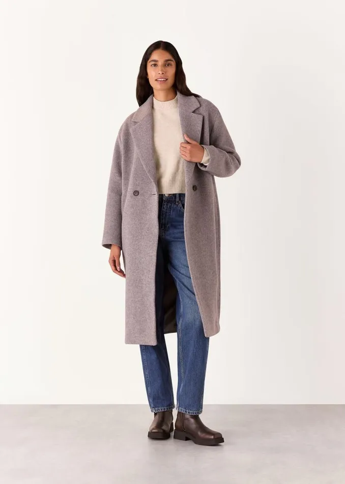 Whistles Sweaters and Cashmere Oatmeal Wool Cropped Sweater 8211 Women