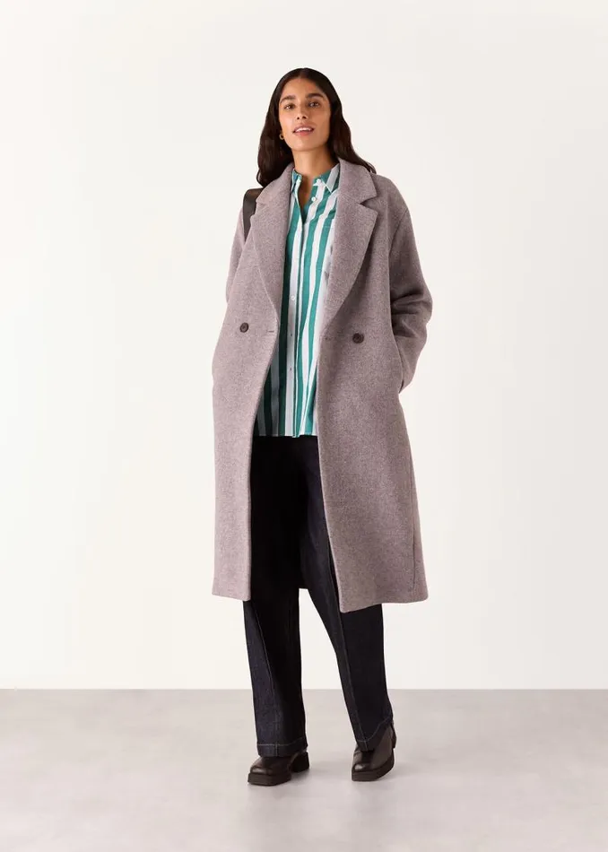 Whistles Tops Green Stripe Oversized Shirt 8211 Women