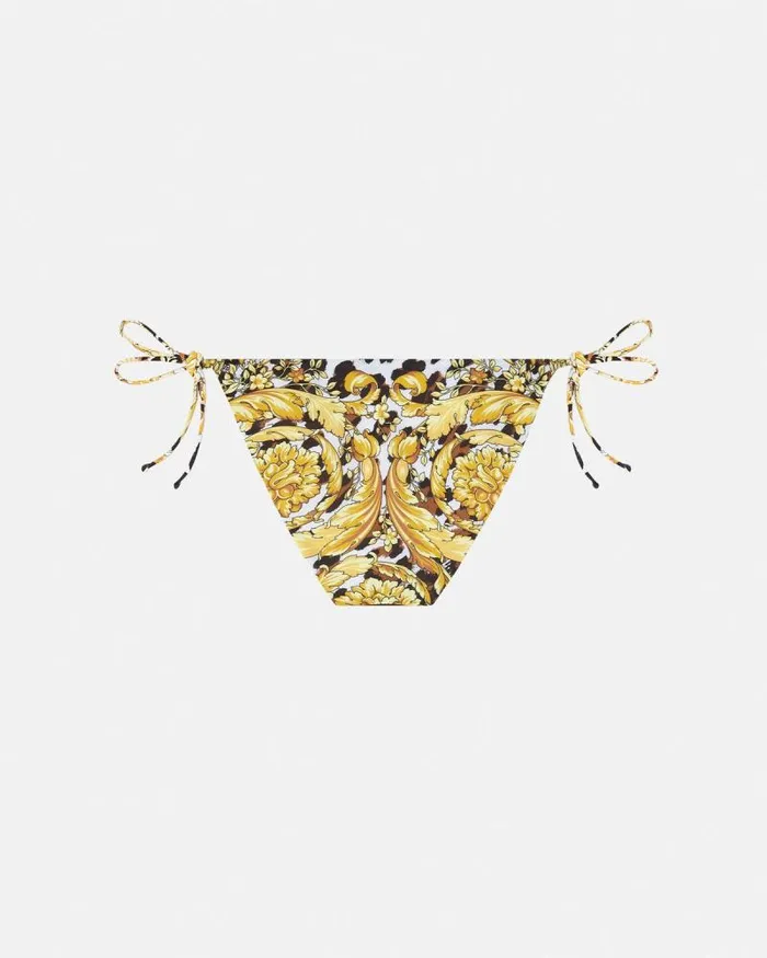 Wild Barocco Bikini Bottoms Print Women Versace Swimwear