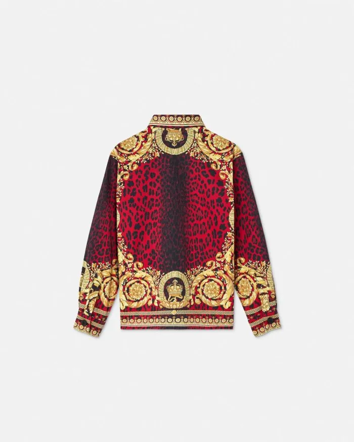 Wild Barocco Kids Overshirt Printred Children Versace Clothing