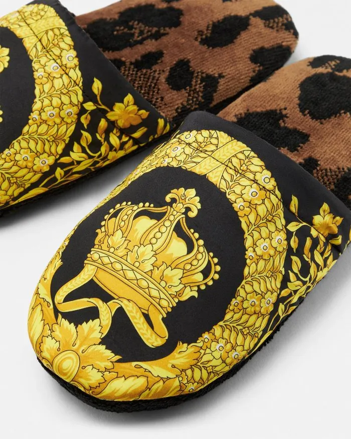 Wild Barocco Slippers Animalier Home and Lifestyle Versace Slippers