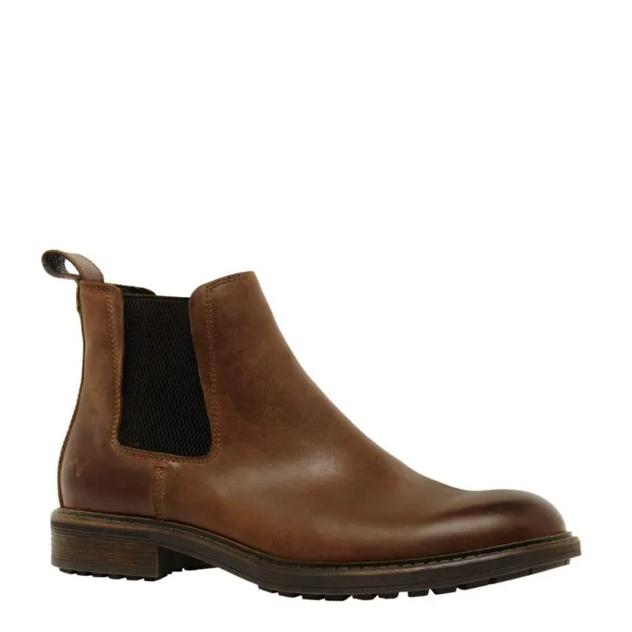 Windsor Smith Boots Men BECKETT DARK BROWN LEATHER BOOTS