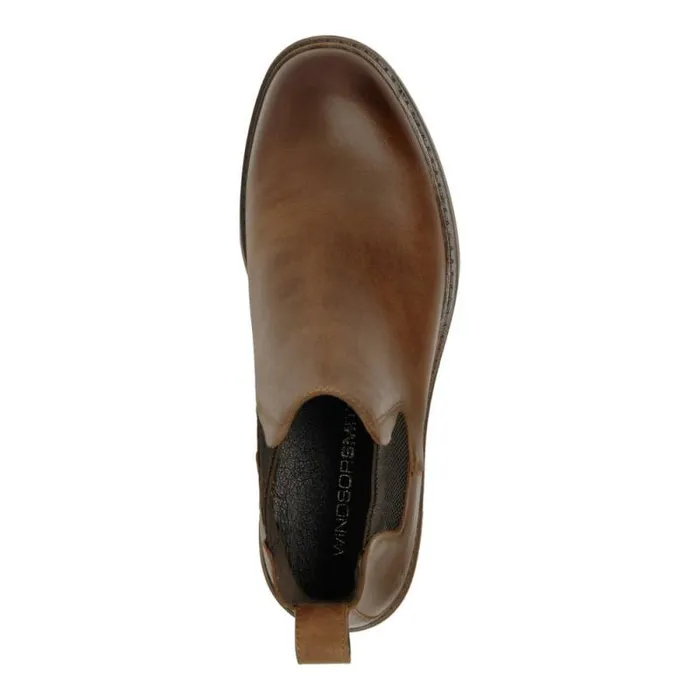 Windsor Smith Boots Men BECKETT DARK BROWN LEATHER BOOTS