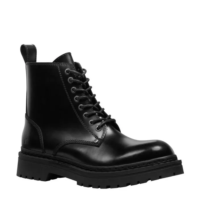 Windsor Smith Boots Men HUNTER BLACK LEATHER BOOTS