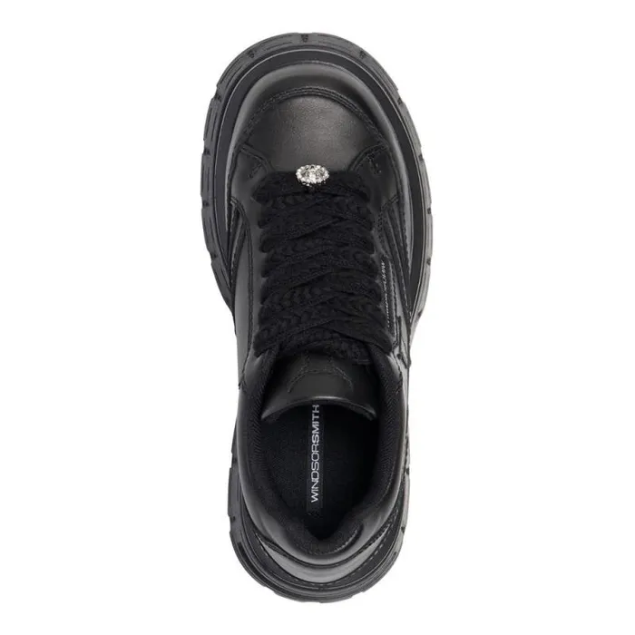 Windsor Smith Platform Sneakers Women SWERVE BLACK SNEAKERS