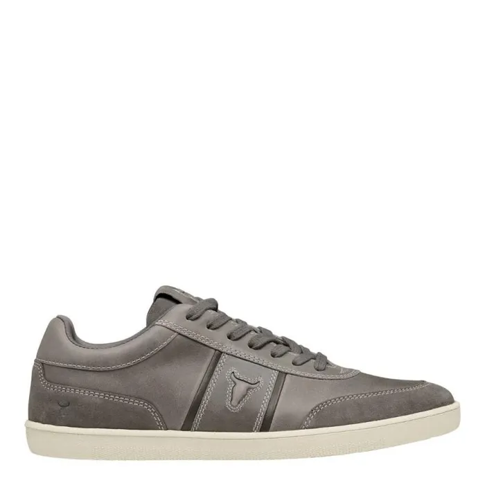 Windsor Smith Shoes Men CARLO SMOKE LEATHER SUEDE SHOES