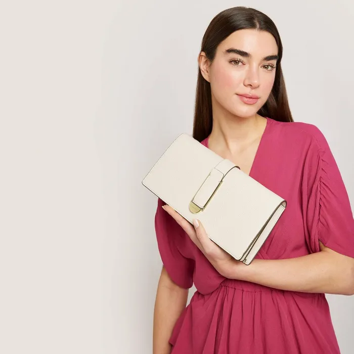 Women Aaliyah White Clutch Bags Fiorelli Occasion Bags