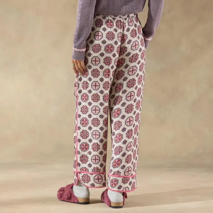 Women Abstract Gardens Pajama Bottoms Vanilla Sundance Catalog Sleep and Lounge Women Abstract Gardens Pajama Bottoms Vanilla Sundance Catalog Sleep and Lounge