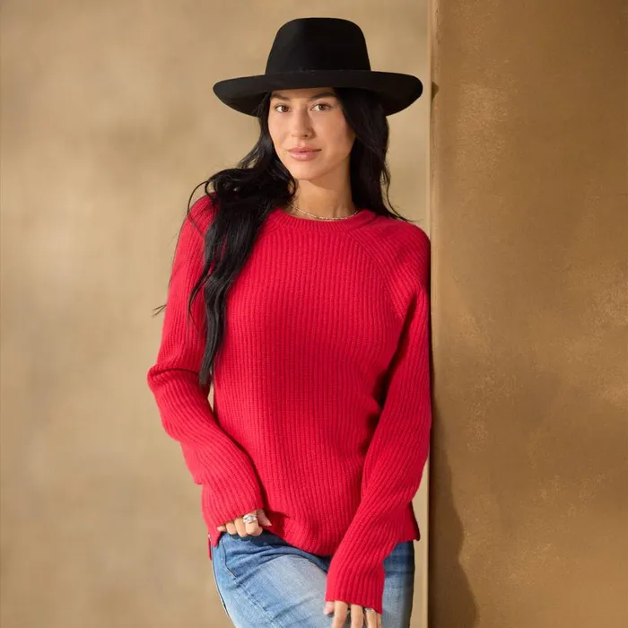 Women Acadia Cashmere Sweater Lilac Sundance Catalog Sweaters