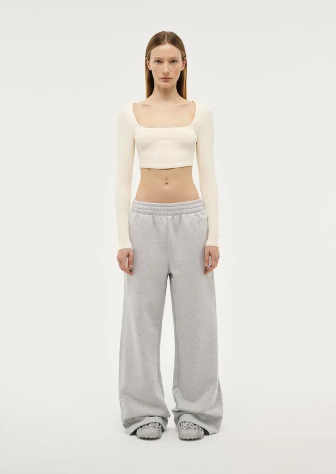 Women ADVENTURE TRACKPANT IN GREY MARLE Pants PE Nation