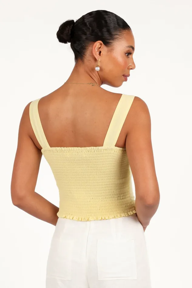 Women Alice Corset Top Honeysuckle Yellow Tops Petal and Pup